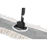 Felmosó, Neco, 60 x 13 cm pad, pamut fej, acél és PP kivitel, erős nedvszívó, gépben mosható, cserélhető pad, fa, csempe és vinil felületekre
