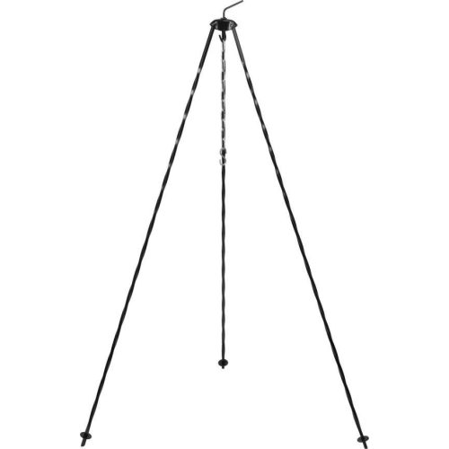 Bográcsállvány, Castler, fekete, 1000 mm, horog lánccal, 8 mm