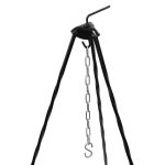 Bográcsállvány, Castler, fekete, 1000 mm, horog lánccal, 8 mm