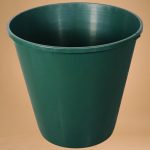 Esővízgyűjtő tartály, ICS Ecotank M150210V, zöld, 210 l, kör alakú, polietilén műanyag, fedél nélkül