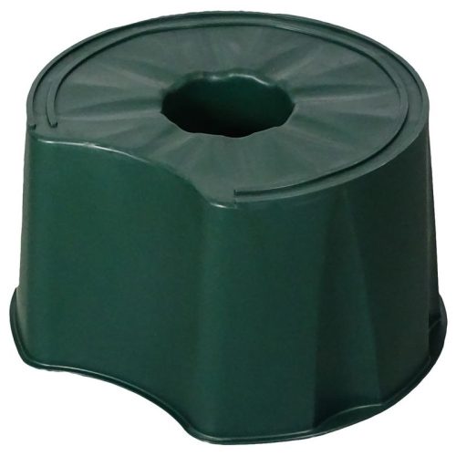 Esővízgyűjtő tartályállvány, ICS M150001V Ecotank, zöld, 210–300 l tartályhoz, kör alakú, műanyag, UV-álló, fagyálló
