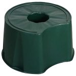 Esővízgyűjtő tartályállvány, ICS M150001V Ecotank, zöld, 210–300 l tartályhoz, kör alakú, műanyag, UV-álló, fagyálló