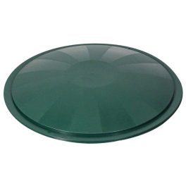   Esővízgyűjtő fedél, ICS M150010V Ecotank, zöld, átmérő: 78 cm, 210–300 l tartályhoz, műanyag, UV-álló, fagyálló, peremre pattintható