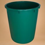 Esővízgyűjtő tartály, ICS Ecotank M150505V, zöld, 500 l, kör alakú, műanyag, UV-álló, fagyálló, magasság: 104 cm, átmérő: 82 cm