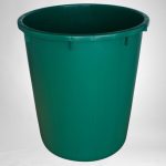 Esővízgyűjtő tartály, ICS Ecotank M150505V, zöld, 500 l, kör alakú, műanyag, UV-álló, fagyálló, magasság: 104 cm, átmérő: 82 cm