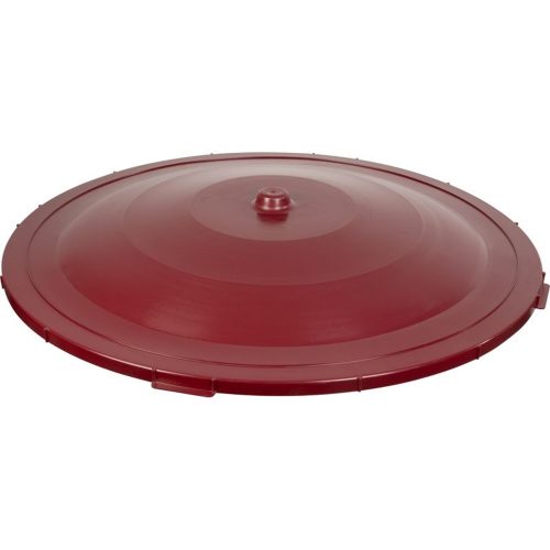Esővízgyűjtő fedél, ICS M150505 Ecotank, bordó, átmérő: 107 cm, 350–500 l tartályhoz, műanyag, UV-álló, fagyálló, rögzítőfülekkel