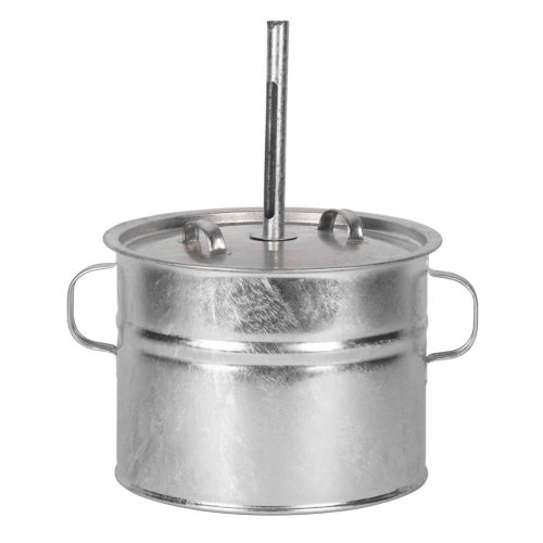 Befőzőlábas, Kovotvar Rex, 20 l, 32 cm átmérő, 25,5 cm magas, hőmérő tokkal, fedővel és betéttel