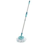 Felmosó szett, Leifheit 52101 Clean Twist Disc Mop Ergo, 20 l, mikroszálas, forgókamrával, ergonomikus vödörrel, rugalmas csuklóval