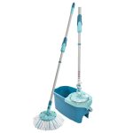 Felmosó szett, Leifheit 52101 Clean Twist Disc Mop Ergo, 20 l, mikroszálas, forgókamrával, ergonomikus vödörrel, rugalmas csuklóval
