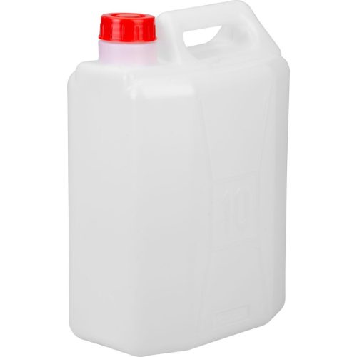 Üzemanyagkanna, ICS M82210, 10 l, fehér, műanyag, csavaros kupakkal, folyadékhoz, vegyszerhez és üzemanyaghoz