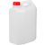 Üzemanyagkanna, ICS M82210, 10 l, fehér, műanyag, csavaros kupakkal, folyadékhoz, vegyszerhez és üzemanyaghoz