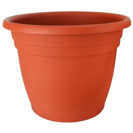   Műanyag virágcserép, Ics Thea, terrakotta, átmérő: 65 cm, magasság: 47 cm, enyhén kúpos, 80 l, kerek