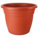 Műanyag virágcserép, Ics Thea, terrakotta, átmérő: 45 cm, magasság: 34 cm, enyhén kúpos, 30 l, kerek