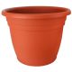 Műanyag virágcserép, Ics Thea, terrakotta, átmérő: 55 cm, magasság: 37 cm, enyhén kúpos, 50 l, kerek