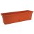 Műanyag virágláda, Ics Melissa, terrakotta, 60 x 20 cm, magasság: 16 cm, alátéttel, 8,5 l