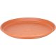 Virágcserép alátét, Ics Erica, terrakotta, átmérő: 80 cm, 7,3 cm magas perem, műanyag, kerek
