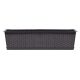 Rattan virágláda, Prosperplast Ratolla Case P 700, barna, 68,5 x 17,3 cm, magasság: 15 cm, alátéttel, 13 l, rattan hatású