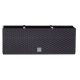 Rattan virágláda, Prosperplast Ratolla Case 500, antracit, 49,2 x 17,2 cm, magasság: 17,4 cm, CWS öntözőrendszerrel, 12 l, rattan hatású