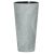 Műanyag virágcserép, Prosperplast Tubus Slim Beton, világosszürke, átmérő: 40 cm, magasság: 76,2 cm, betéttel, 35 / 64 l, betonhatású, kerek