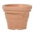 Műanyag virágcserép, Prosperplast Decora, terrakotta, átmérő: 30 cm, magasság: 23,5 cm, virág minta, 8 l, kerek
