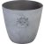 Műanyag virágcserép, Strend Pro Garden, szürke, átmérő: 28,5 cm, magasság: 26 cm, 10,5 l, kerek