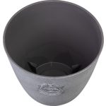 Műanyag virágcserép, Strend Pro Garden, szürke, átmérő: 28,5 cm, magasság: 26 cm, 10,5 l, kerek