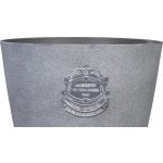 Műanyag virágcserép, Strend Pro Garden, szürke, átmérő: 28,5 cm, magasság: 26 cm, 10,5 l, kerek