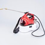 Akkumulátoros permetező, Worcraft CBS-S20Li-5L ShareSYS, 5 liter, piros, teleszkópos szórókarral, vállpántos, hosszú üzemidejű