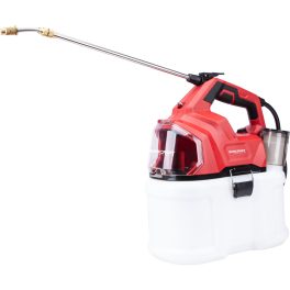   Akkumulátoros permetező, Worcraft CBS-S20Li-8L ShareSYS, 8 liter, piros, teleszkópos szórókarral, vállpántos, hosszú üzemidejű