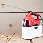 Akkumulátoros permetező, Worcraft CBS-S20Li-8L ShareSYS, 8 liter, piros, teleszkópos szórókarral, vállpántos, hosszú üzemidejű