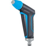 Kerti locsolópisztoly, Aquacraft 750050 Prémium Jet, fekete/kék, 2 funkciós, állítható vízáram, fémházas