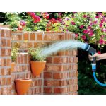 Kerti locsolópisztoly, Aquacraft 760050 Prémium, szürke, 4 funkciós, állítható vízáram, fémházas