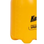 Vállra akasztható permetező, Strend Pro Kingjet Q, 5 liter, sárga, állítható fúvókával, folyadékszivárgás elleni védelemmel, kényelmes vállpánttal