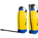 Háti permetező, Strend Pro Goodfarm, 12 liter, sárga, kényelmes viselet, kifolyásmentes kialakítás, hobbikertészeknek és profi felhasználóknak