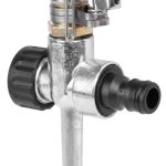 Kerti locsolófej, Strend Pro Garden, impulzusos, tüskés, földbe szúrható, sárgaréz fej, maximum 75 m2 öntözési terület