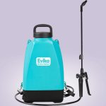 Akkumulátoros permetező, Evika EJ80S, 8 l, kék, 10,8 V, Li-Ion, vízálló kapcsoló, rozsdamentes fém rúd, beépített rúdtartó, háti hevederes