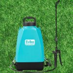 Akkumulátoros permetező, Evika EJ80S, 8 l, kék, 10,8 V, Li-Ion, vízálló kapcsoló, rozsdamentes fém rúd, beépített rúdtartó, háti hevederes