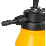 Kézi permetező, Kingjet Ultra, 2 liter, sárga, állítható fúvókával, beltéri és kültéri használatra, praktikus nyomásos kialakítás