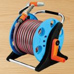 Kerti tömlődob, Strend Pro Garden ST.2015A, kék, tömlővel, 1/2″, 20 m, szórópisztollyal, csatlakozókkal