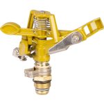 Kerti locsolófej, Strend Pro Garden, impulzusos, forgó, sárgaréz fej