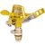 Kerti locsolófej, Strend Pro Garden, impulzusos, forgó, sárgaréz fej