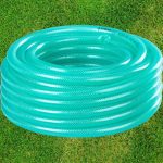 Kerti locsolótömlő, Strend Pro Garden Sunflex, türkiz, 5/8", 25 m, 22 bar, csavarodásgátló, PVC, sérülésálló, -5°C és +65°C között hőálló