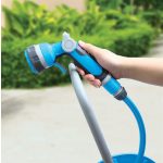 Kerti locsolópisztoly, Aquacraft ErgoPLUS Multi-Jet 770480, kék/fekete, 3 funkciós, állítható vízáram, fémházas