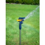 Kerti locsolófej, Strend Pro Garden, impulzusos, állványos, műanyag fej, maximum 610 m2 öntözési terület