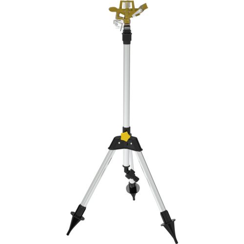 Kerti locsolófej, Strend Pro Garden, impulzusos, állványos, sárgaréz fej, maximum 610 m2 öntözési terület