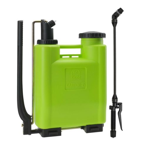 Háti permetező, Dimartino Garden 15, 14,25 liter, zöld, nyomásszabályzós, állítható fúvókás, ergonomikus kialakítású