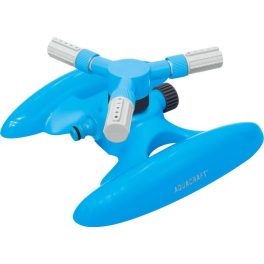   Kerti locsolófej, Aquacraft 260230, kék, forgó 360°, 3 karos, körkörös öntözés, maximum 85 m2 öntözési terület