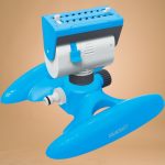 Kerti locsolófej, Aquacraft 270220 Prémium, kék, forgó, 18 fúvókás, állítható áramlás és permetezési tartomány, maximum 360 m2 öntözési terület