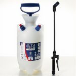 Vállra akasztható permetező, Dimartino Alta 7000 Viton, 7 liter, fehér, biztonsági szelepes, nyomásmérős, hő- és fagyálló tömlővel