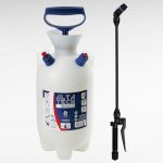 Vállra akasztható permetező, Dimartino Alta 7000 Viton, 7 liter, fehér, biztonsági szelepes, nyomásmérős, hő- és fagyálló tömlővel